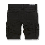 Boys Jordan Craig Cairo Cargo Shorts (Black Out) 4398B