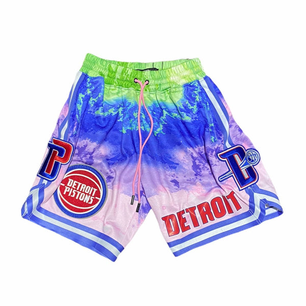 Pro Standard Detroit Pistons Dip Dye Shorts (Multi) BDP352440-MUL