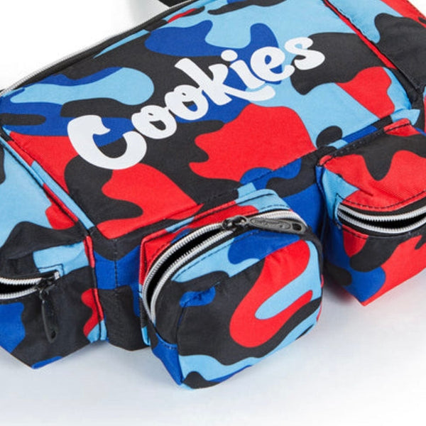 Cookies Militant Multi Pocket Shoulder Bag (Cookies Blue Camo) 1556A5949
