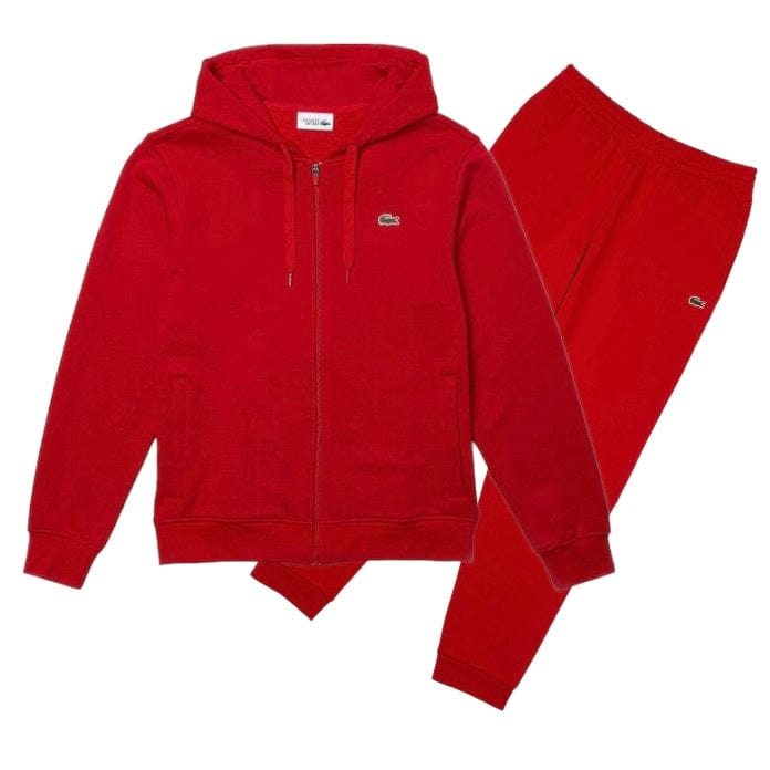 Lacoste Kangaroo Fleece Set (Red)