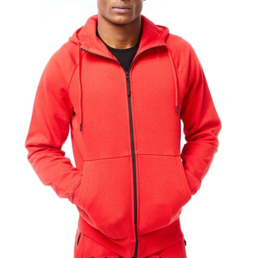 Jordan Craig Uptown Zip Up Hoodie (Red) 8521H