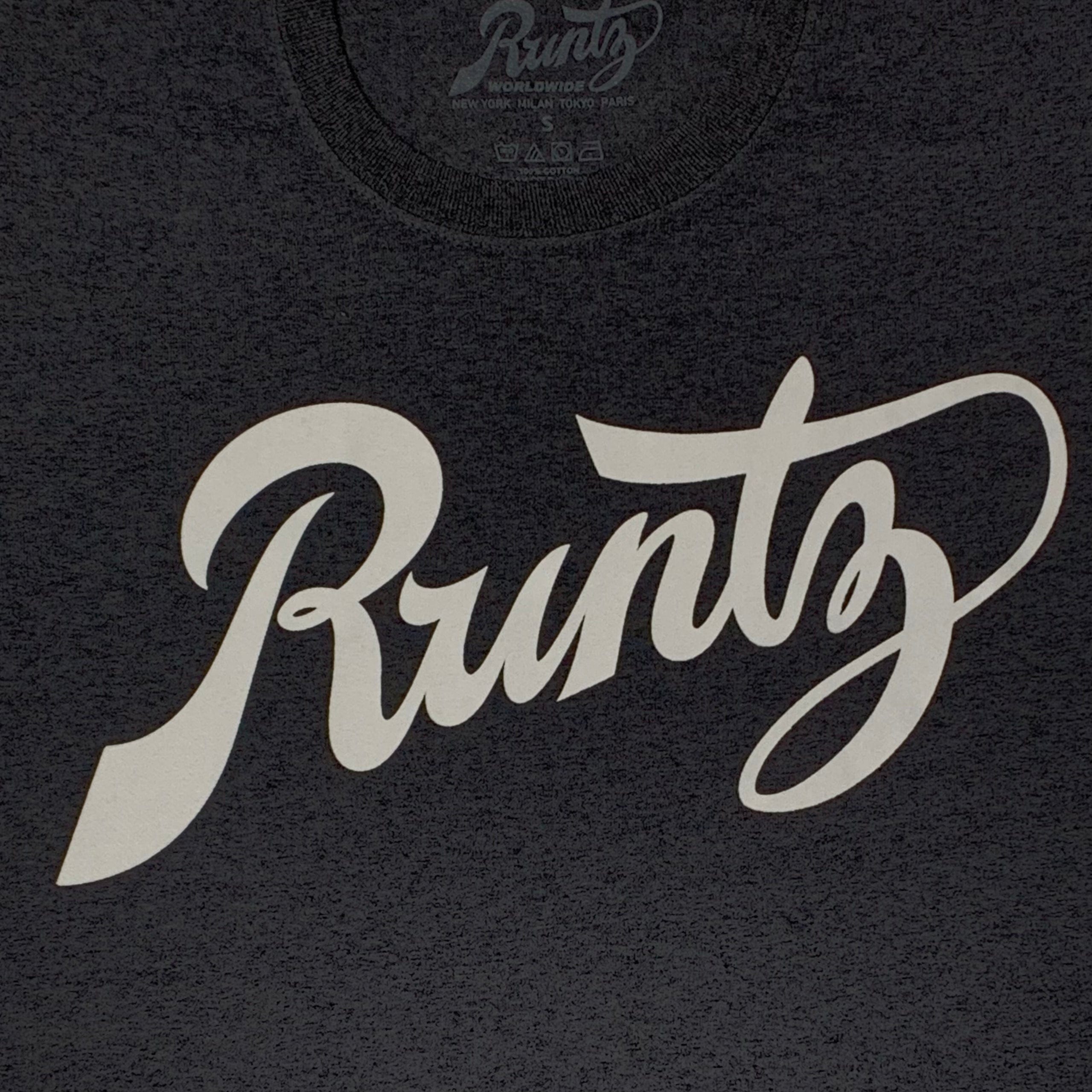 Runtz Script Sneaks Tee (Dark Grey/White) 222-40410C-DGW