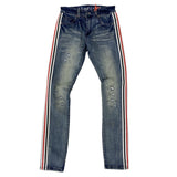 Kilogram Stripe Jeans (Dark Blue) KG2931S