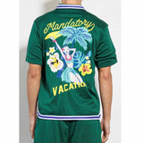 First Row Tropical Vacation Mesh Shirt (Green) FRH2106