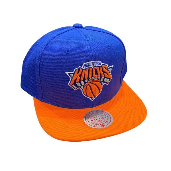 Mitchell & Ness Nba New York Knicks Core Basic Snapback (Blue/Orange)
