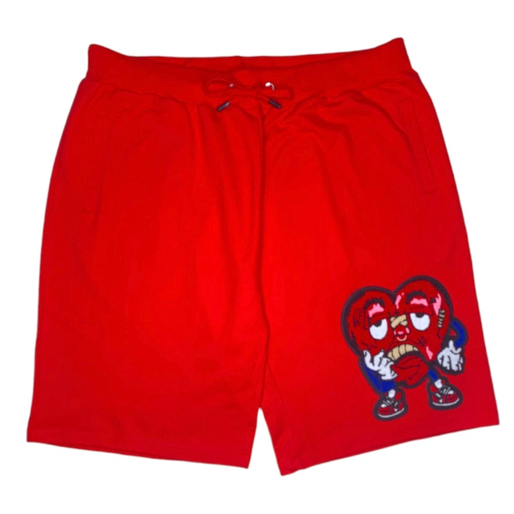 Rawyalty Raw Heart Shorts (Red)