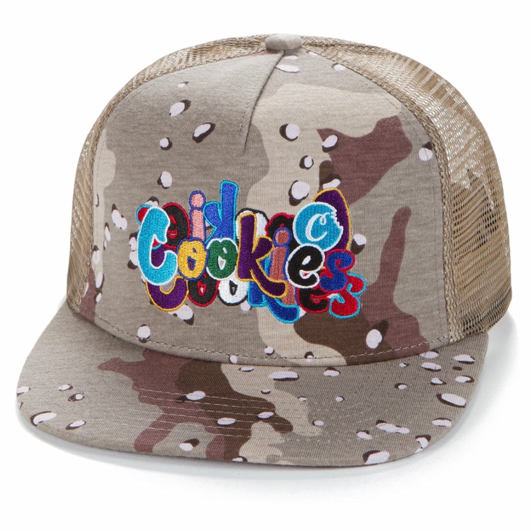 Cookies Infamous Mesh Trucker Hat (Brown Camo) 1560X6034