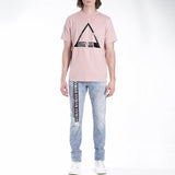 Hvman Triangle Logo Tee (Dusty Pink) 322A1-TT23A