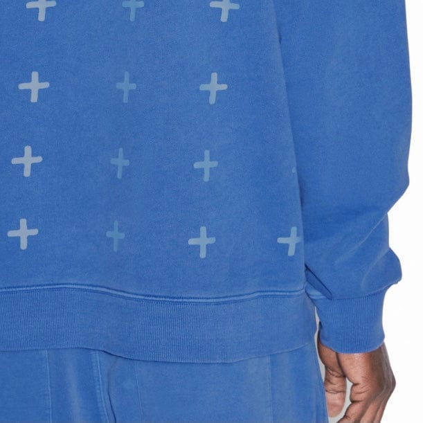 Ksubi 4 X 4 Biggie Crewneck (Cobalt Blue) MSP23FL010