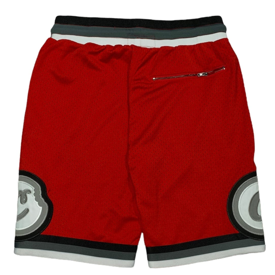 Cookies Puttin In Work Mesh Zipper Pockets Shorts (Red) 1558B6110