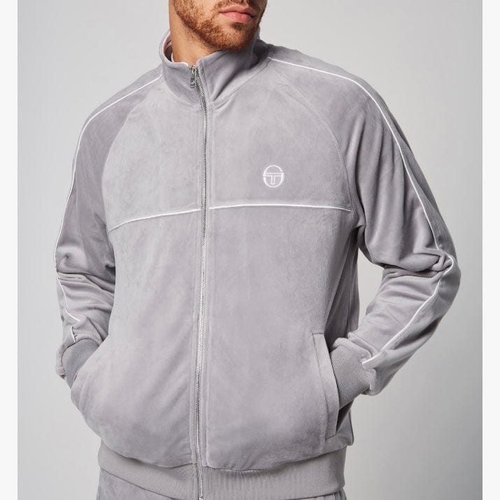 Sergio Tacchini Sovana Velour Tracksuit (Sleet)