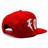 Gift Of Fortune Snake Scales Snapback (Red/White)