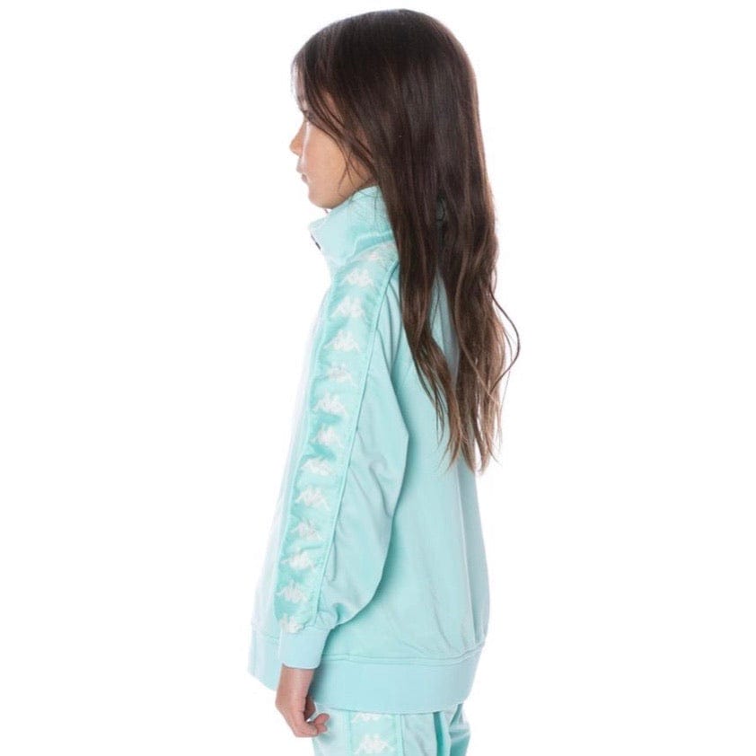 Kids Kappa Banda Anniston Jacket Aqua