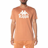 Kappa Authentic Estessi T Shirt (Brown/White) 304KPT0