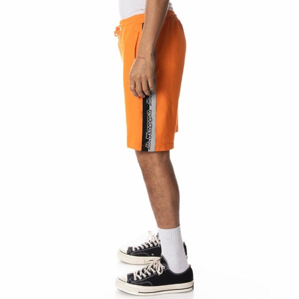 Kappa Logo Tape Dasved Shorts (Orange/Grey/Black) 311E2BW