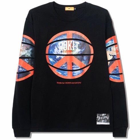 Rokit Concord Long Sleeve Crew Neck Tee (Black)