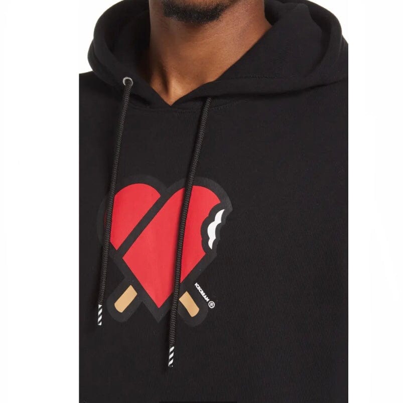 Ice Cream Heart Hoodie (Black) 411-9307