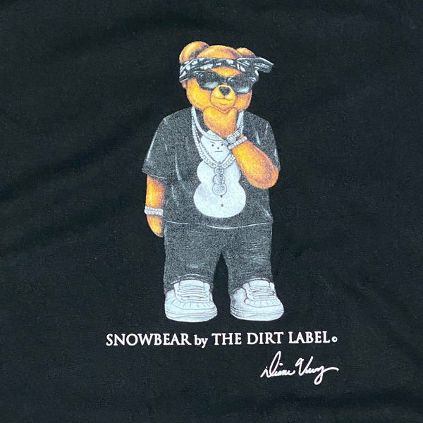 Dirt Label Snowbear T Shirt (Black)