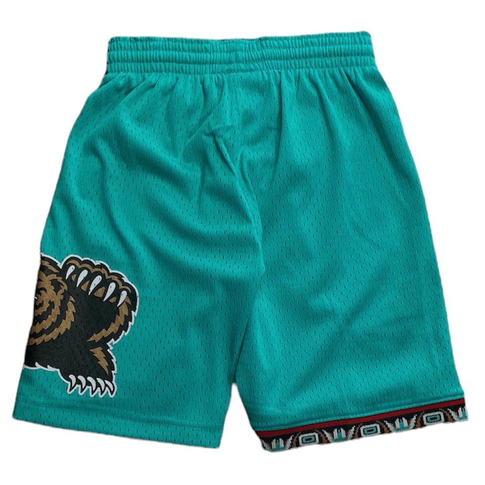 Boys Mitchell & Ness Nba Vancouver Grizzlies Swingman Road Shorts (Teal)