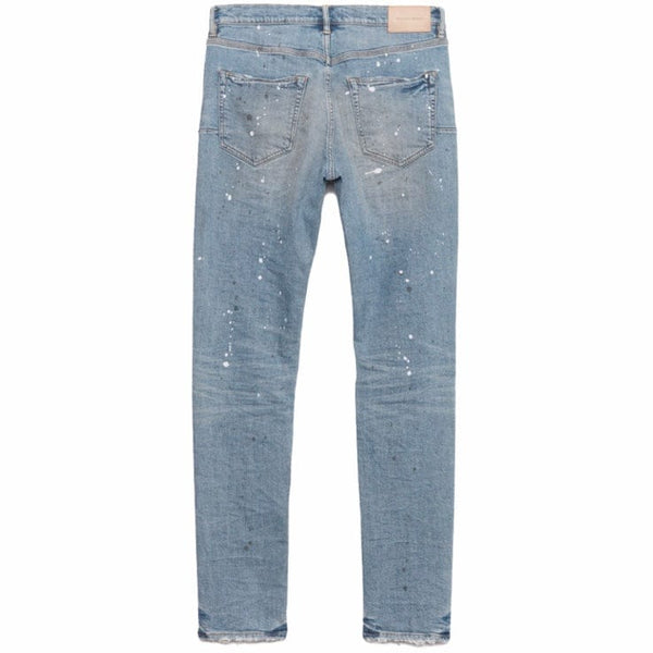 Purple Brand Slim Fit Low Rise Jean (Worn Light Indigo Wash) P001-WLIW223