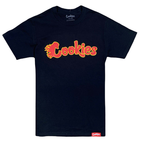 Cookies Flames T Shirt (Black) 1555T5551