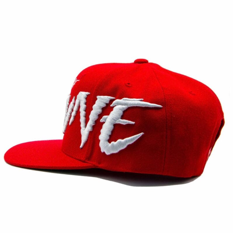 Gift Of Fortune Snake Scales Snapback (Red/White)