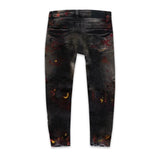 Kids Jordan Craig Talladega Striped Denim Jeans (Black Inferno) JM3403K