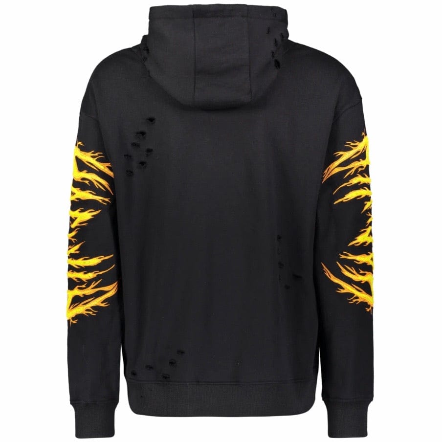 Haculla Hac On Fire Hoodie (Black) HA02BA-KH05