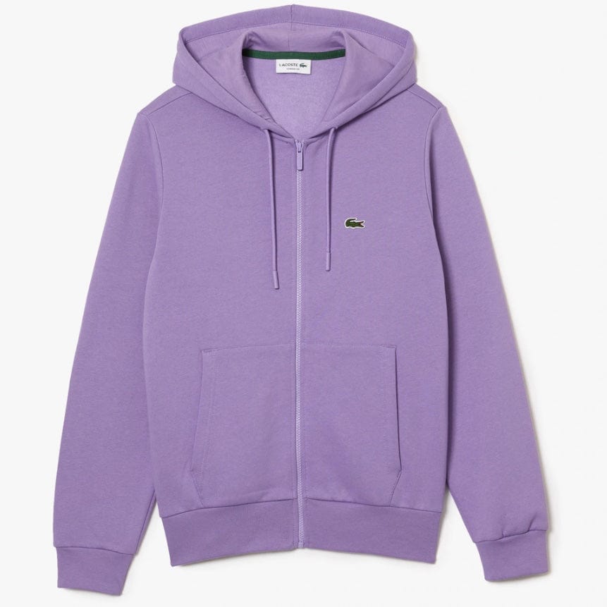 Lacoste Kangaroo Pocket Color-Blocked Hoodie (Purple) SH9626-51