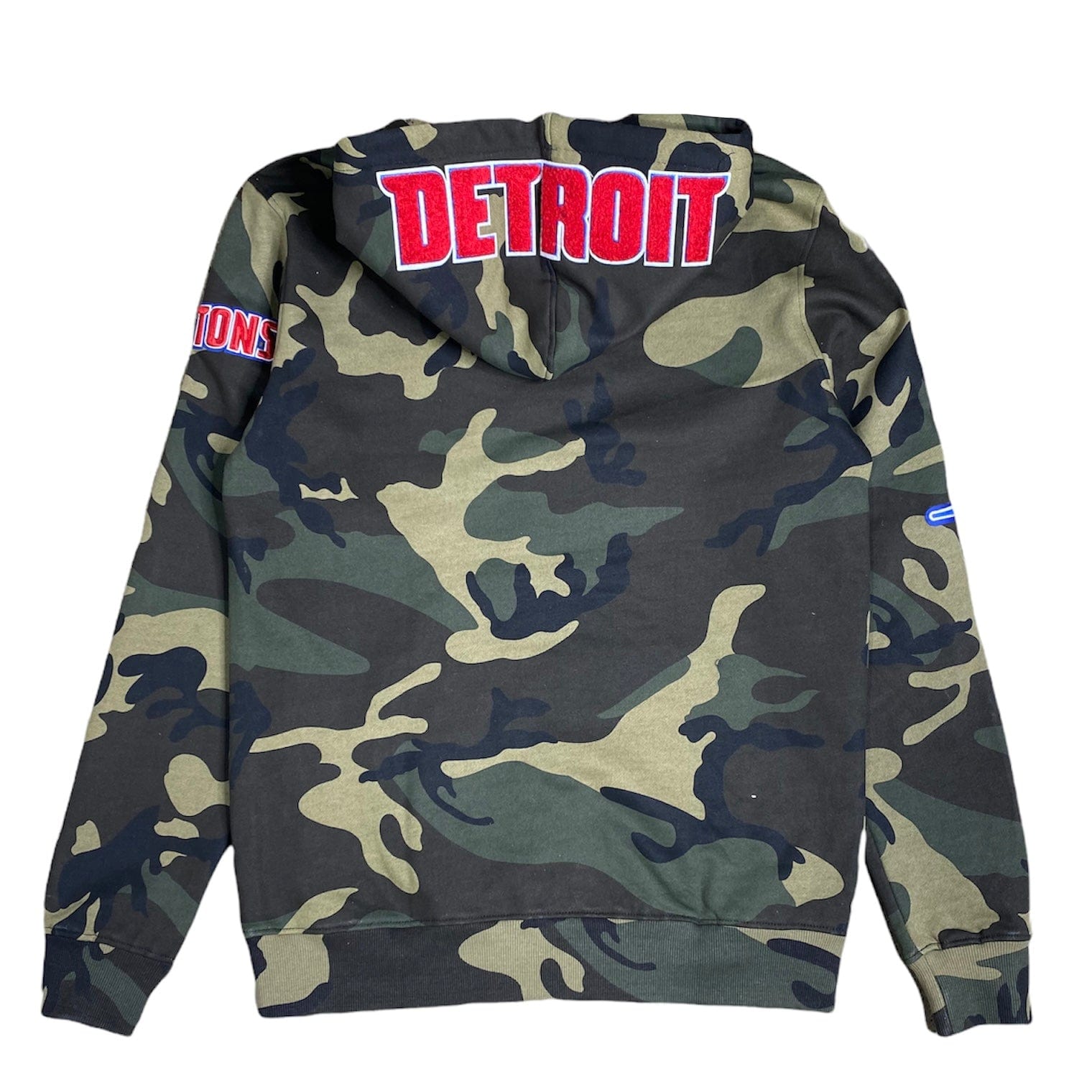 Pro Standard Detroit Pistons Logo Pullover Hoodie (Camo) BDP553534-CAM