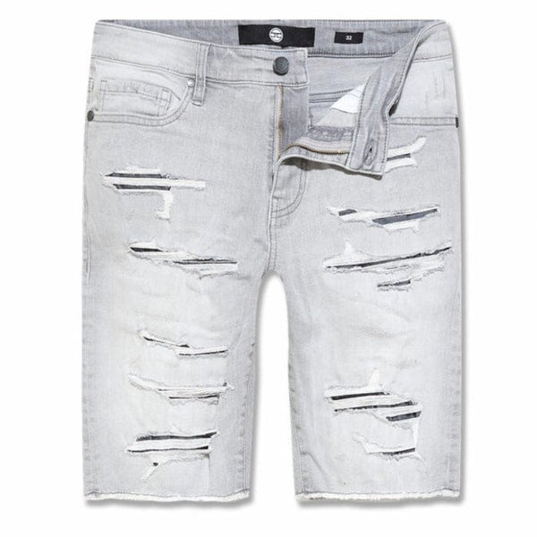 Jordan Craig Baltimore Retro Denim Shorts (Cement Wash) J3195S