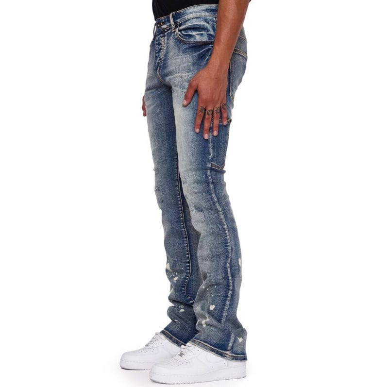 Valabasas Stacked M82 Jeans (Azzurro) VLBS2254