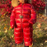 Kids Jordan Craig Newborn Astoria Snowsuit (Red) NB900