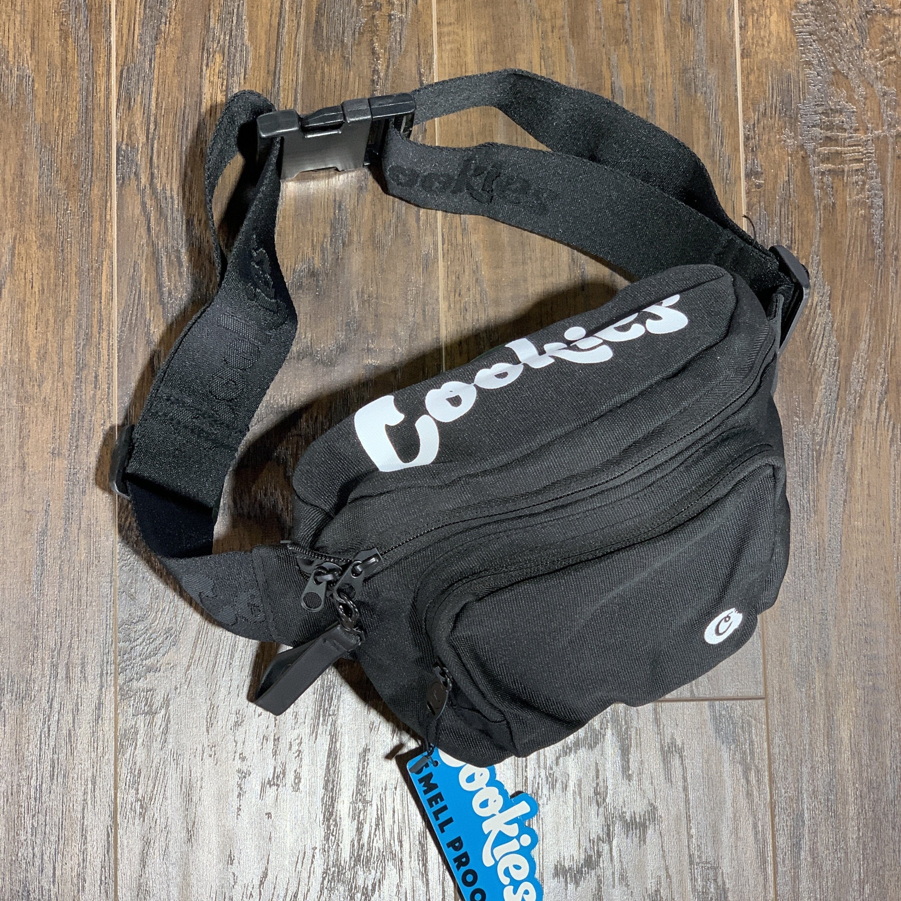 Cookies Smell Proof Fanny Pack (Black)