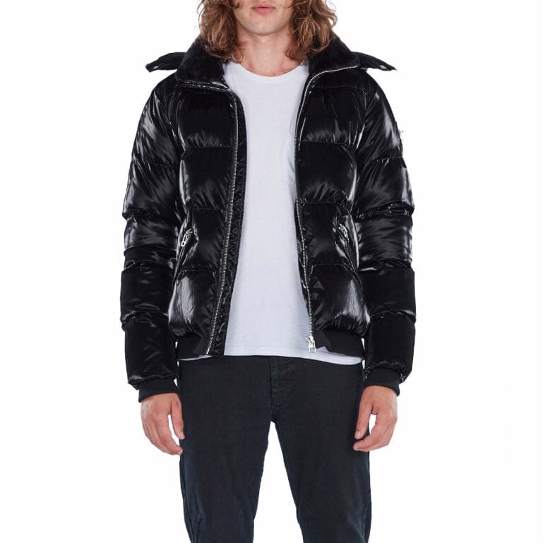 Woodpecker Woody Bomber Jacket (All Wet Black) WPM001