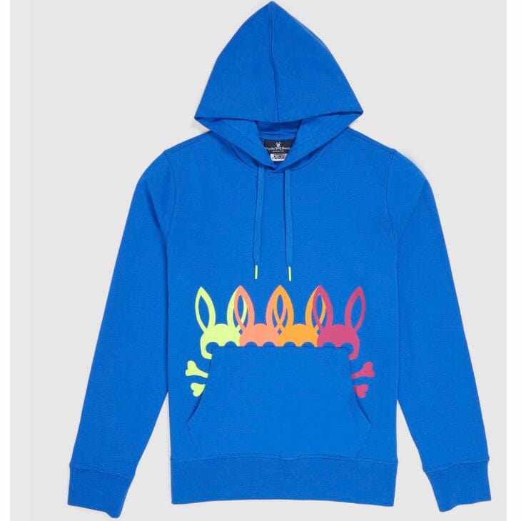 Psycho Bunny Lafayette Hoodie (Bright Royal) B6H966U1FT