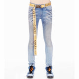 Cult Of Individuality Belted Punk Super Skinny Jeans (Vapor) 621A2-SS04R