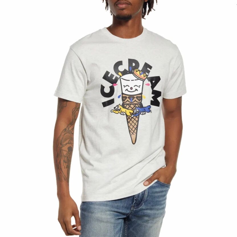 Ice Cream Visitation SS Tee (Light Heather Grey) 421-3207