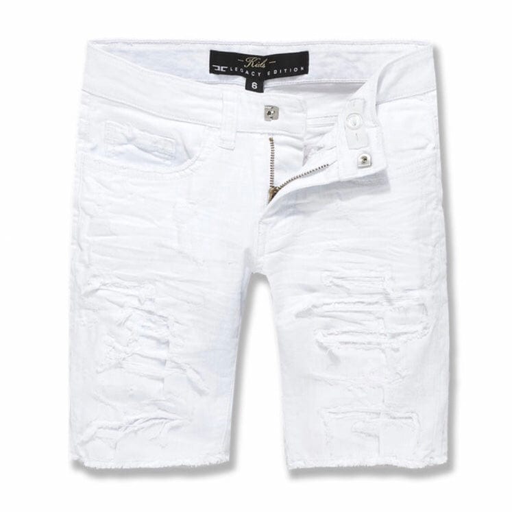 Kids Jordan Craig Tulsa Twill Shorts (White) J3187SK