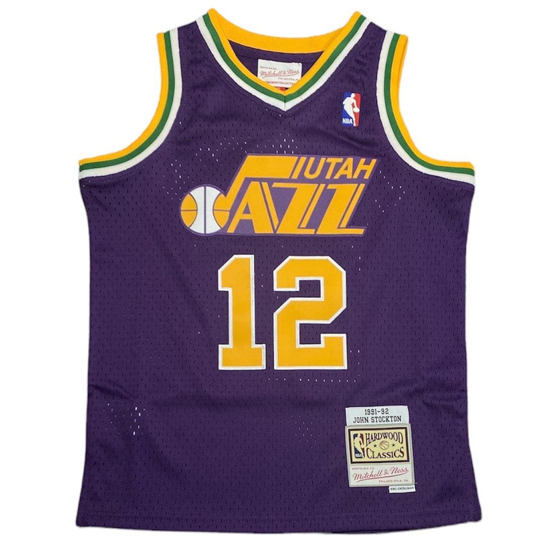 Boys Mitchell & Ness Nba Utah Jazz Swingman Road Jersey (Purple)