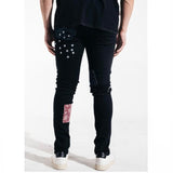 Embellish Gerard Denim Jeans (Black Patchwork) EMBSP221-142