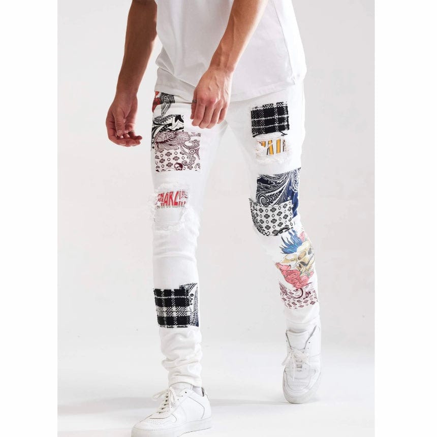 Embellish Arcadia Denim (White Patchwork) EMBSUM121-106