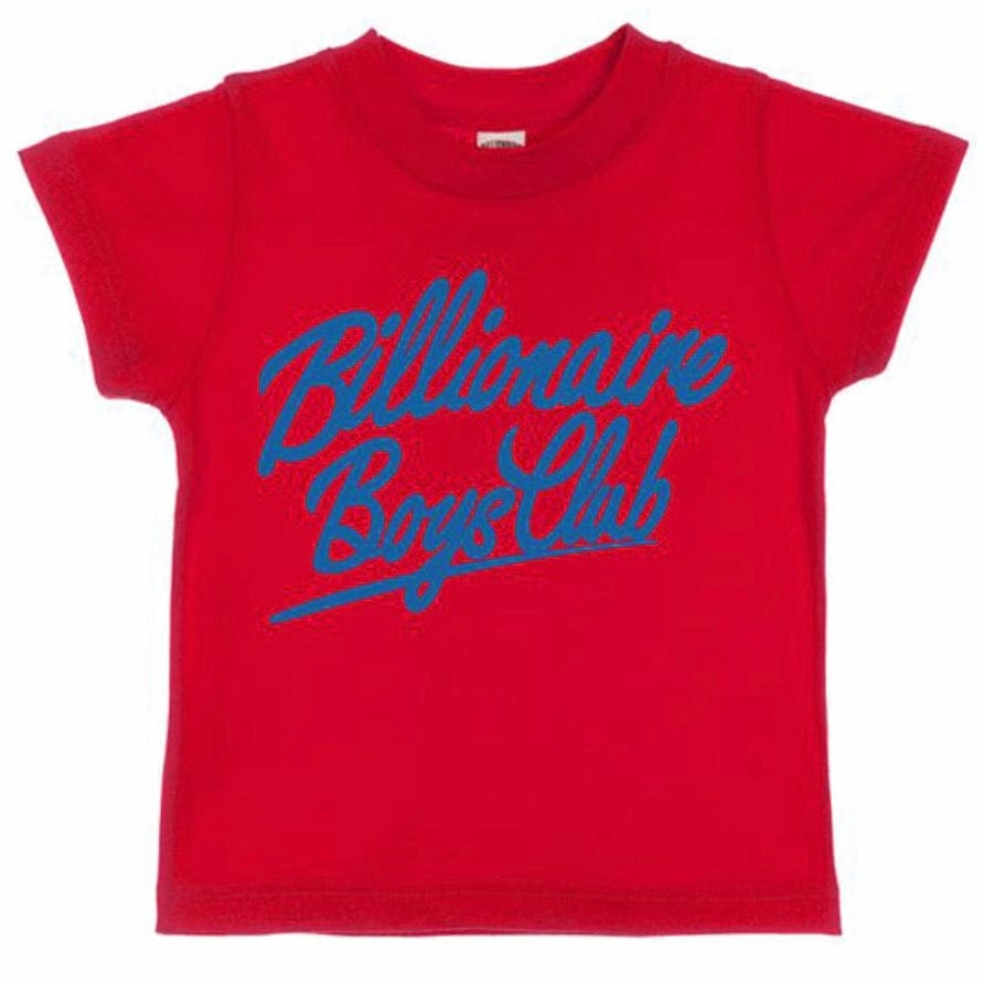 Kids Billionaire Boys Club BB Script SS Tee (Goji Berry) 823-1201