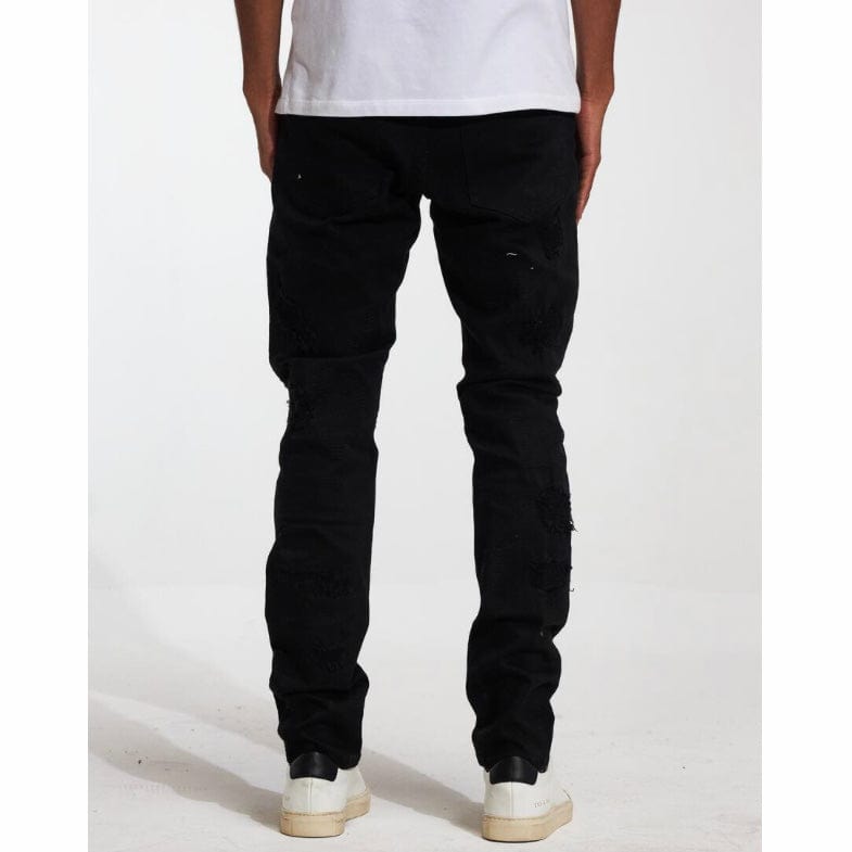 Embellish Palmwood Denim Jean (Black) EMBF222-18