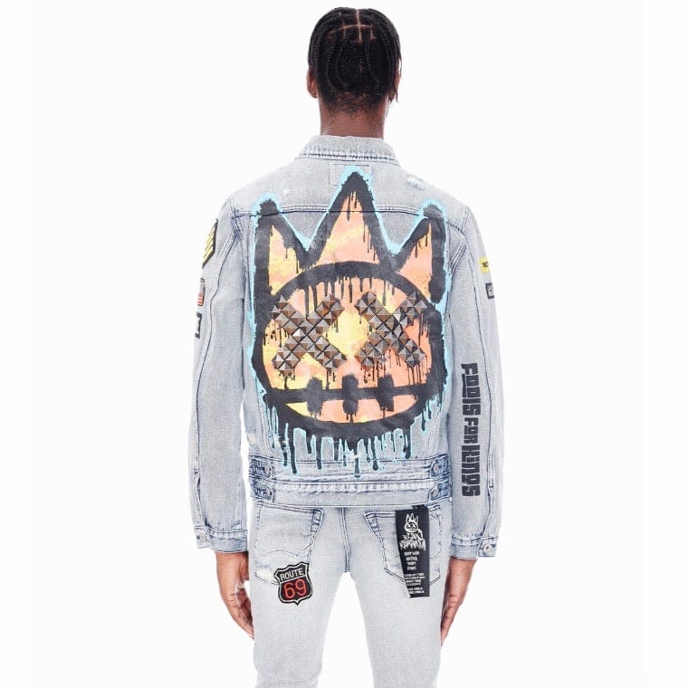 Cult Of Individuality Type IV Denim Jacket (Graffiti) 621A2-TS13B