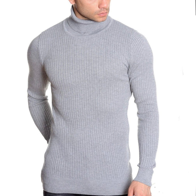 LCR Black Edition Turtleneck Sweater (Grey) 1670C