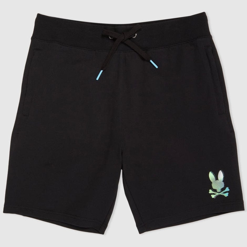 Psycho Bunny Hindes Sweat Shorts (Black) B6R416T1FT