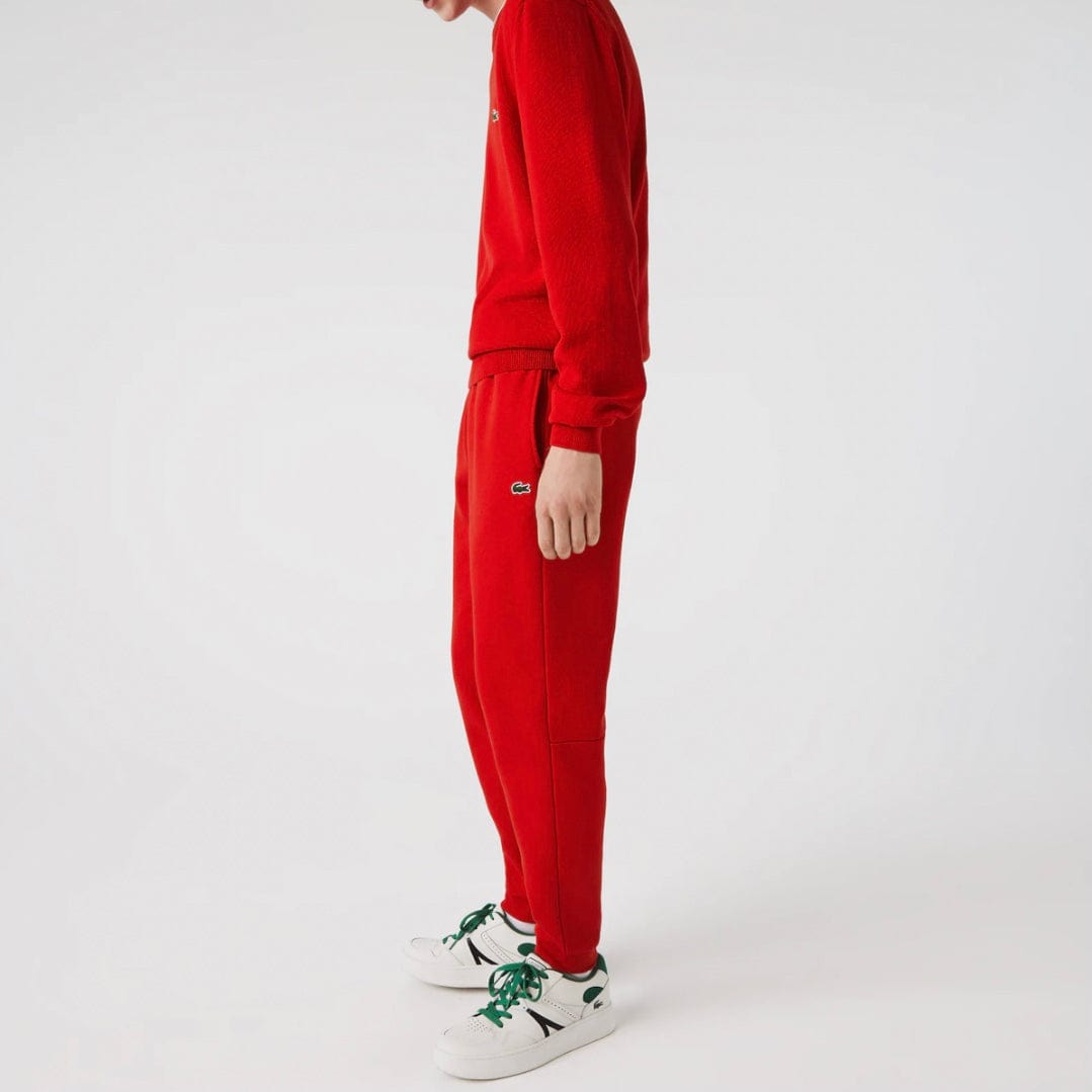 Lacoste Tapered Fit Fleece Trackpants (Red) XH2529-51