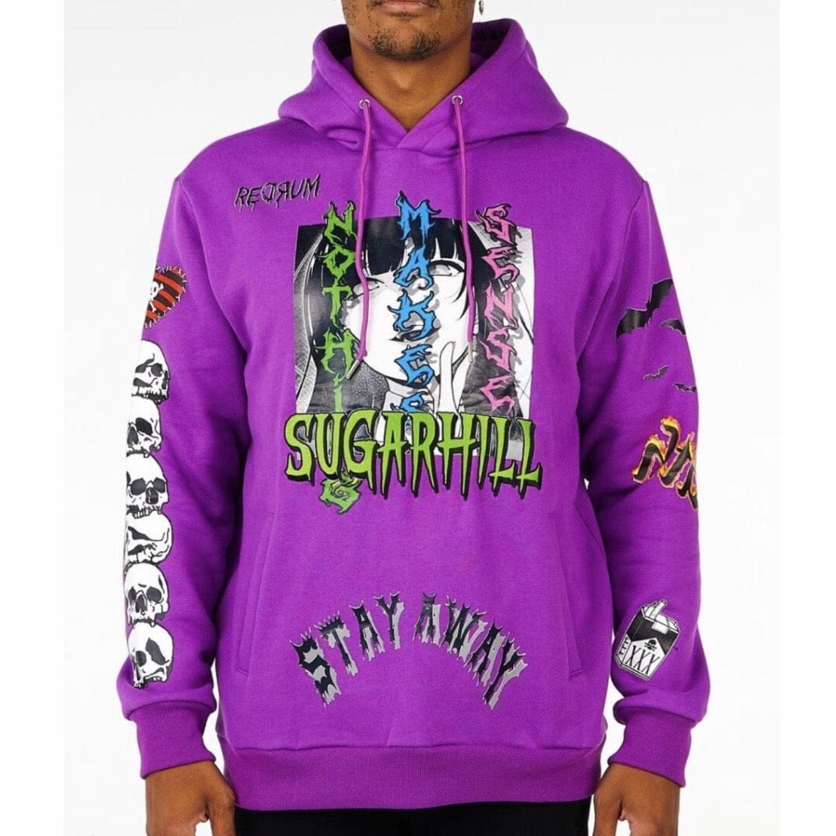 Sugar Hill Hellscape Hoodie (Purple) SH-FALL20-14