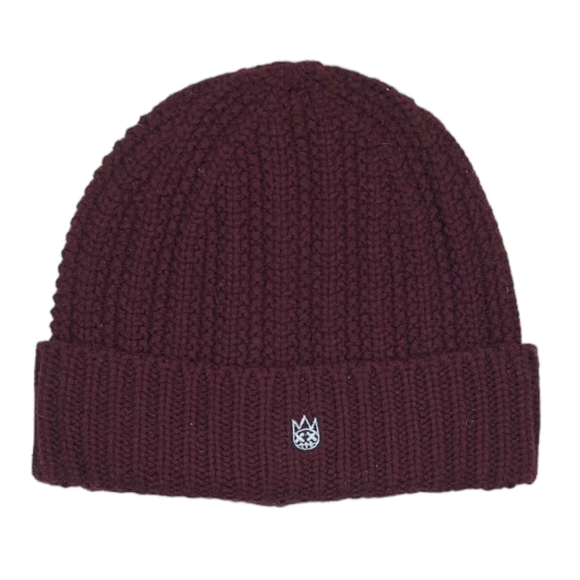 Cult Of Individuality Shimuchan Logo Knit Hat (Burgundy) 67B9-CH83B